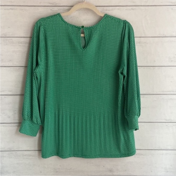 Adrianna Papell Green Polka dots Blouse - Picture 6 of 8